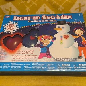 Light-Up Snowman Toy with Remote